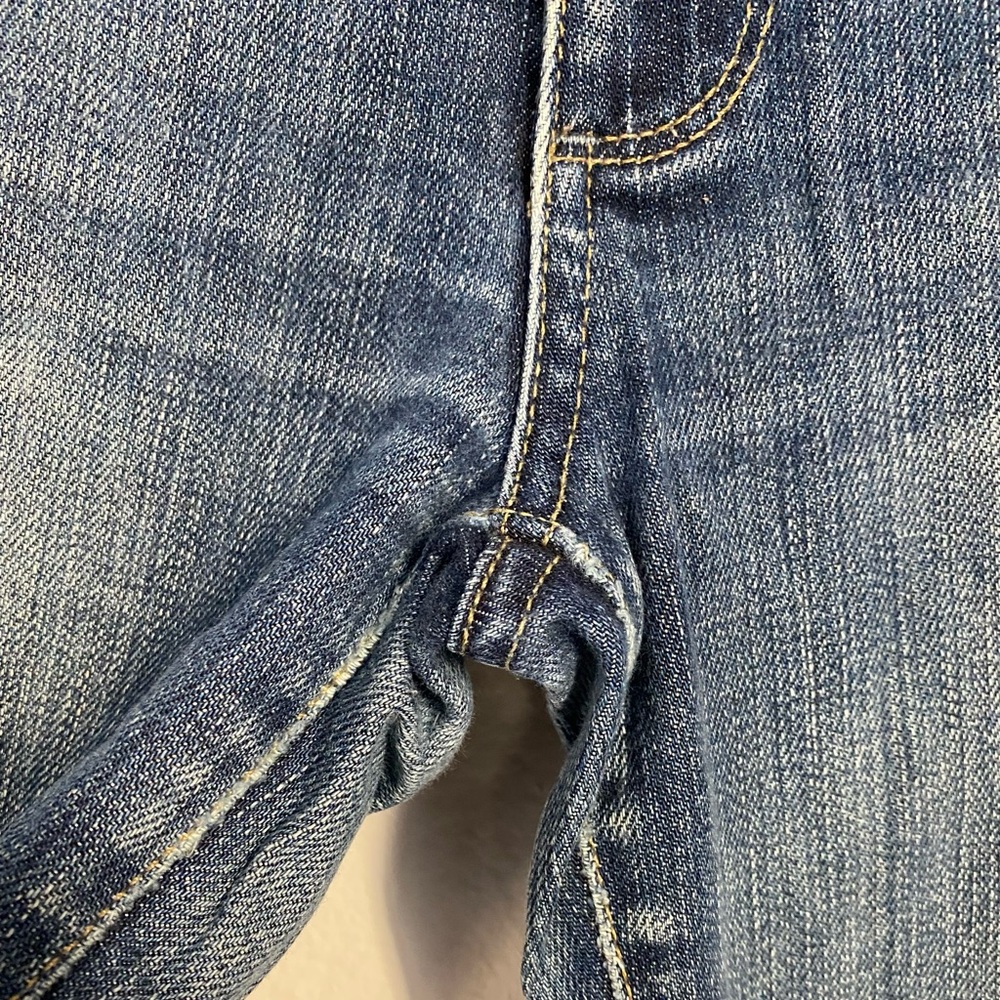 PAIGE • Laurel Canyon Low Rise Bootcut Blue Jeans - Picture 9 of 16